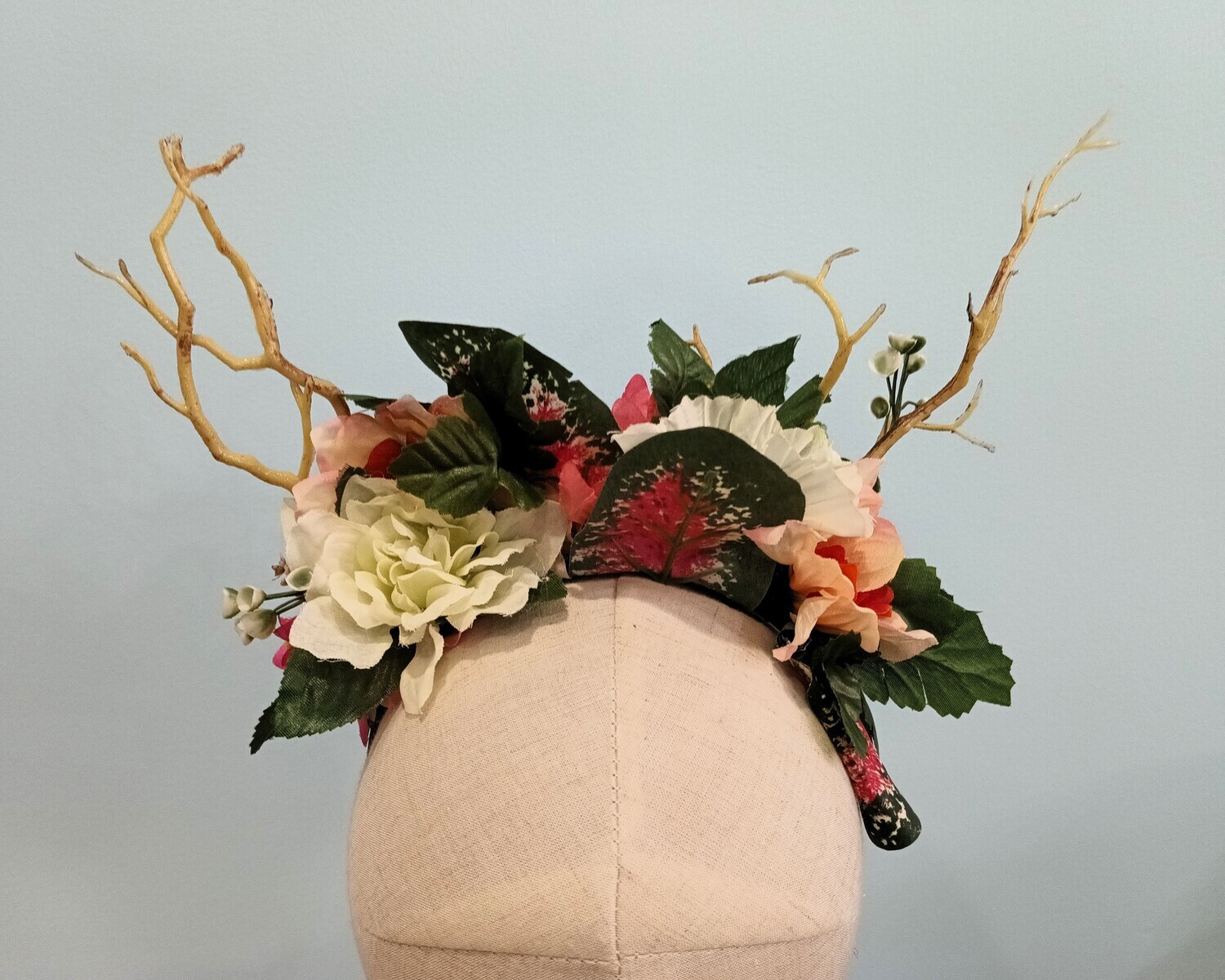 Fairy Blossom Antler Headband 3