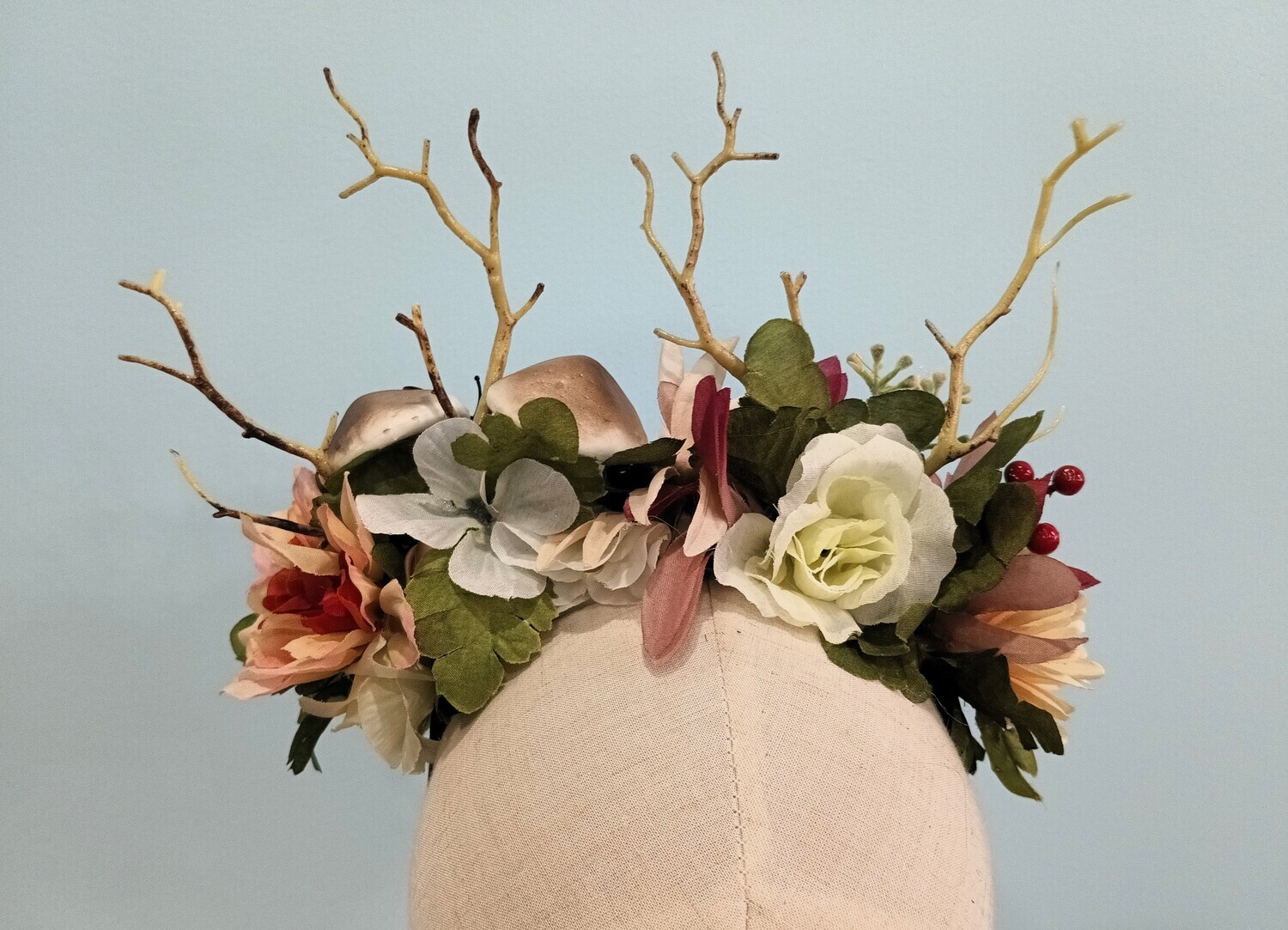 Mushroom Grove Antler Headband 4