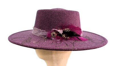 Sophia Bolero Purple/ Wdbr/ Fth/ Band