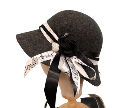 Caroline Cloche Grey