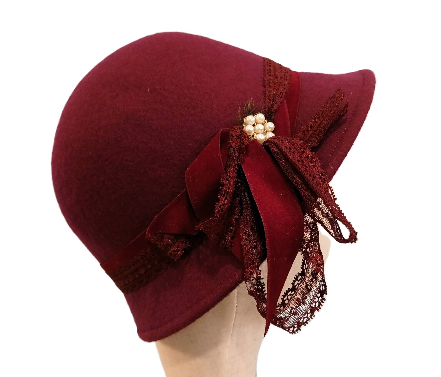 Caroline Cloche Burgundy 1