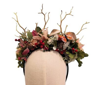 Mushroom Grove Antler Headband 4