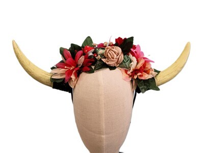 Mushroom Whimsy Horns Headband 2
