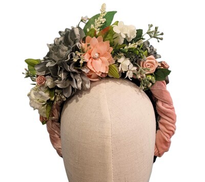 Pink &amp; Sage Headband 1