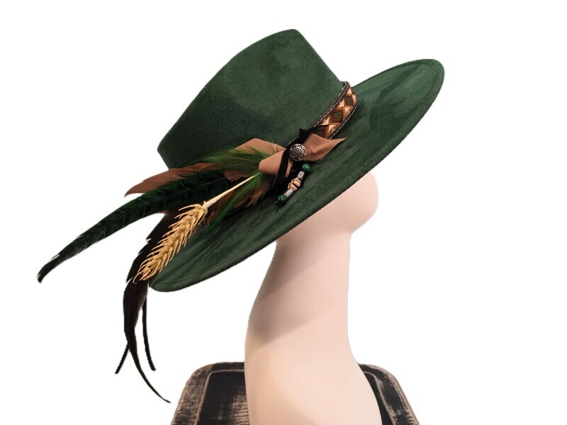 Tash Emerald Rancher Fthr/ Band 1