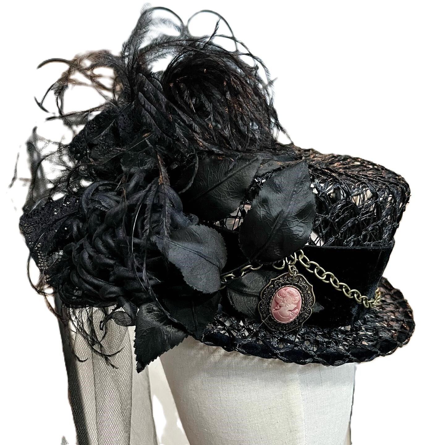 Vintage Pill Box Black 1