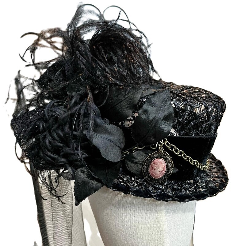 Vintage Pill Box Black 1