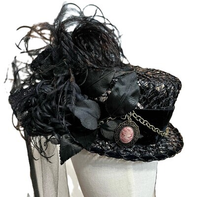 Vintage Pill Box Black 1