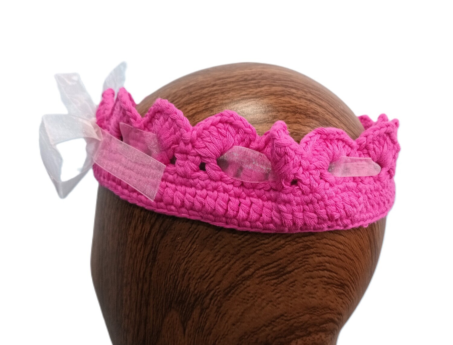 Crochet Pink Crown