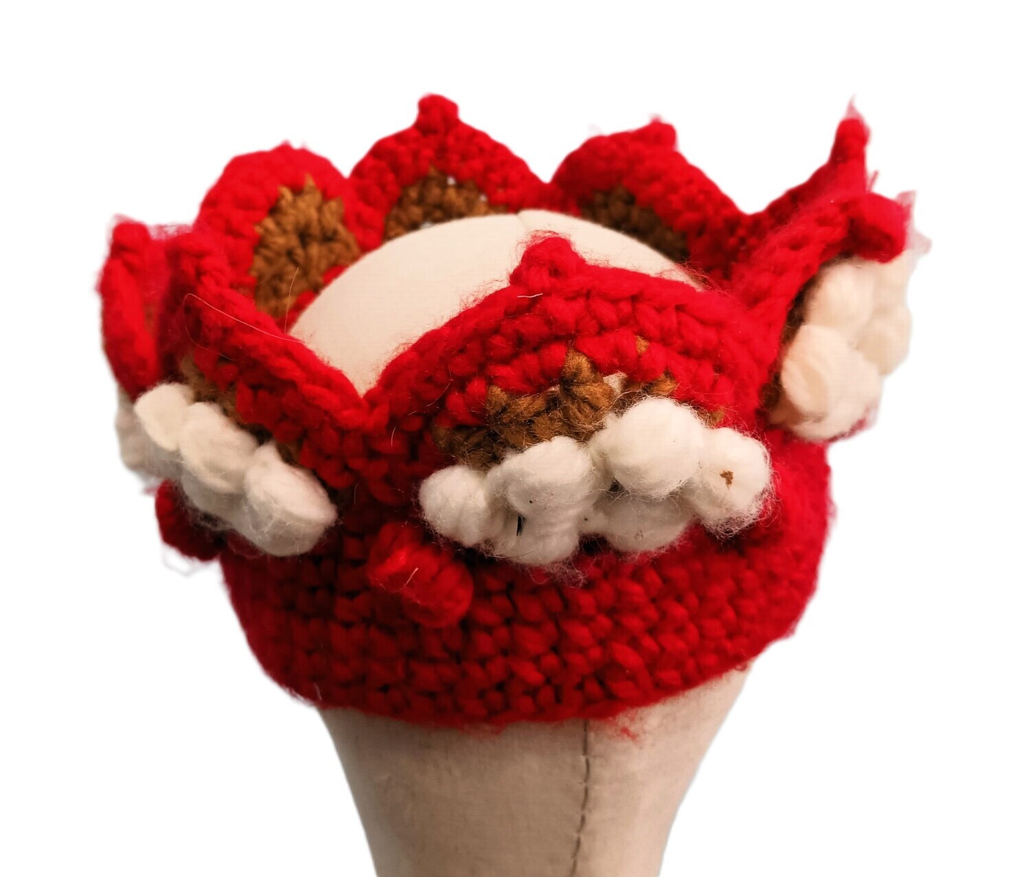 Crochet Red Crown