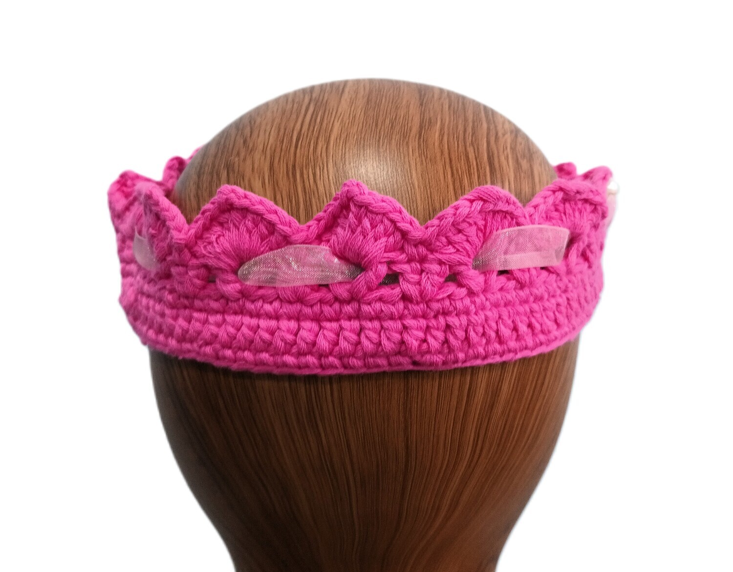Crochet Pink Crown