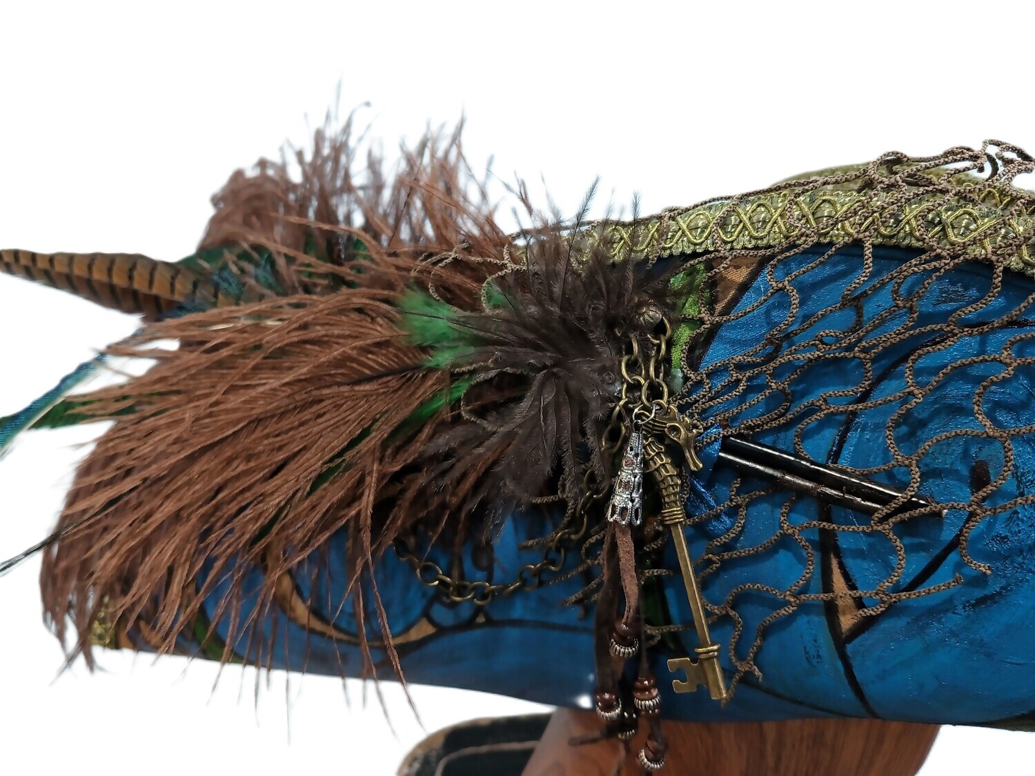 Calypso Tricorn Pirate Hat Painted 1