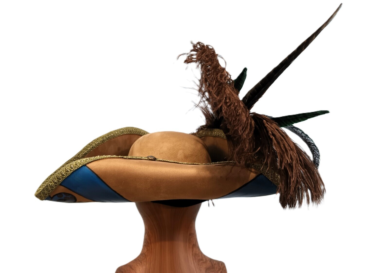 Calypso Tricorn Pirate Hat Painted 1