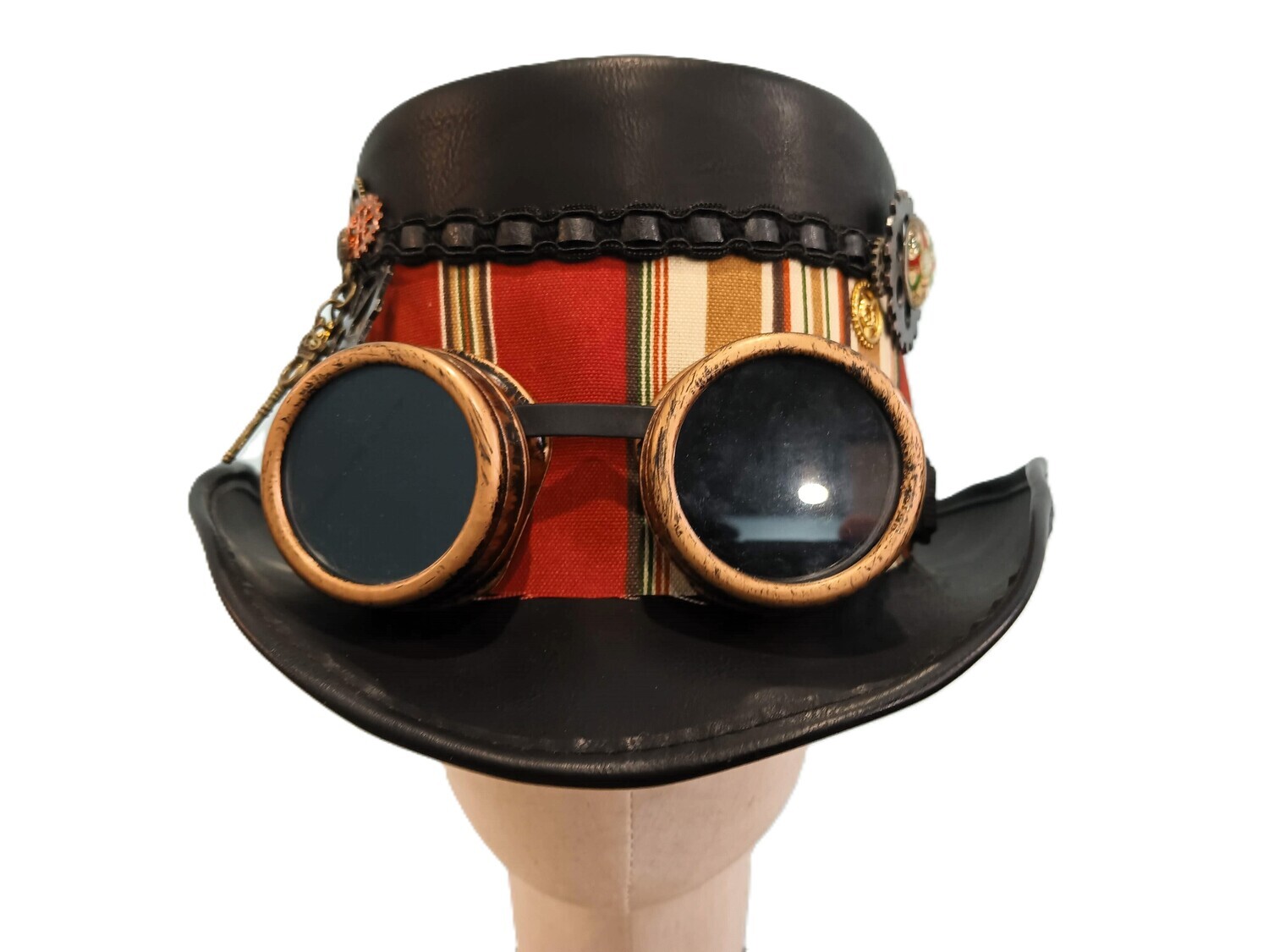Leather Steampunk Goggles 1 Sz 57
