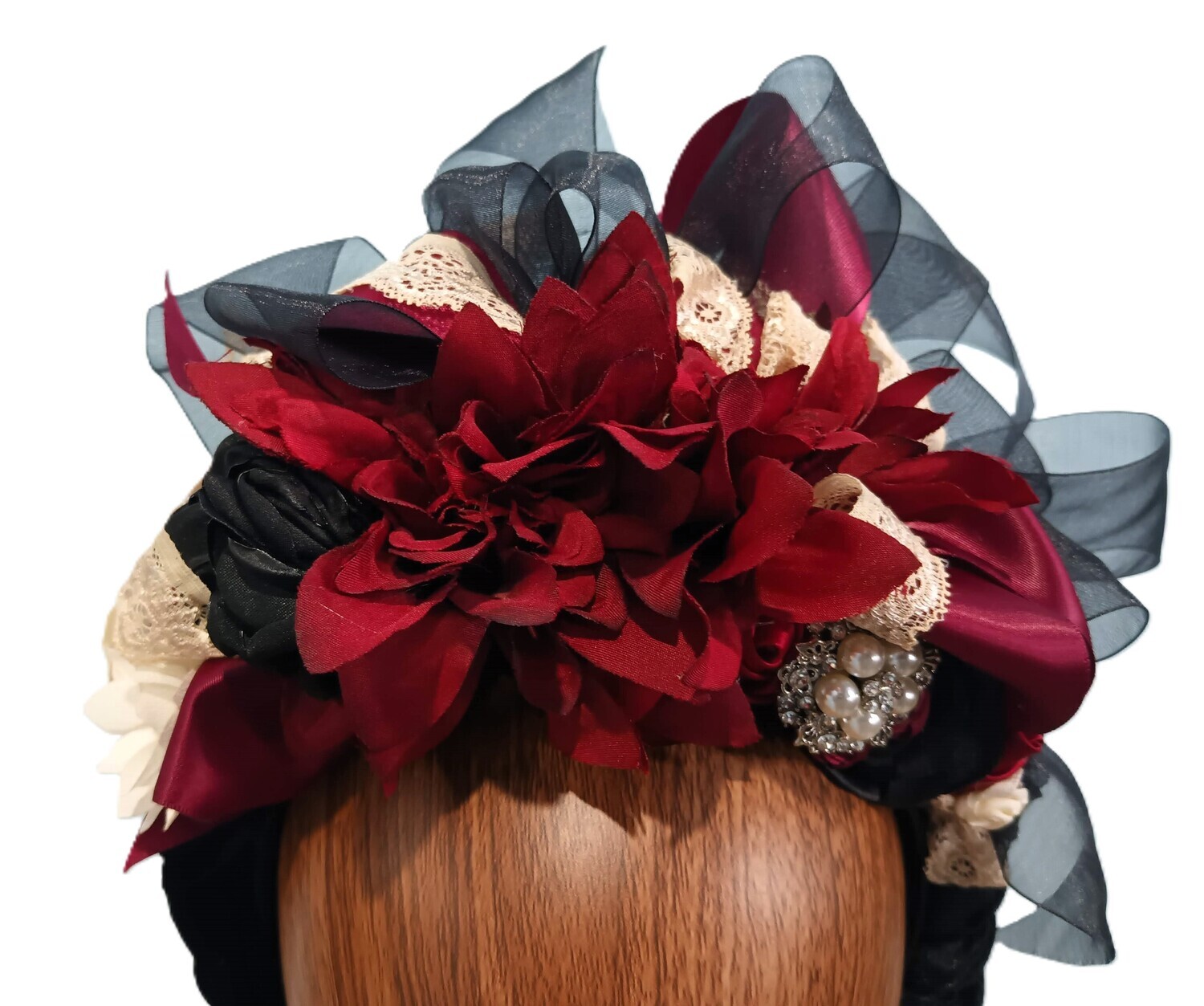 Black &amp; Red Headband 2