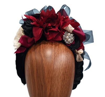 Black &amp; Red Headband 2