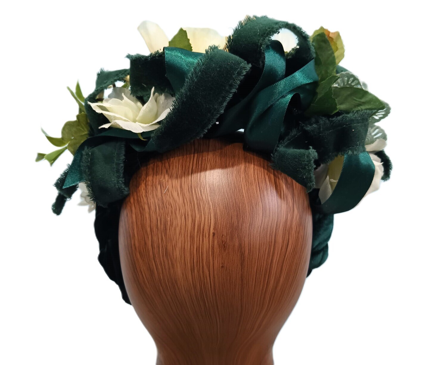 Forest &amp; Ivory Headband 1