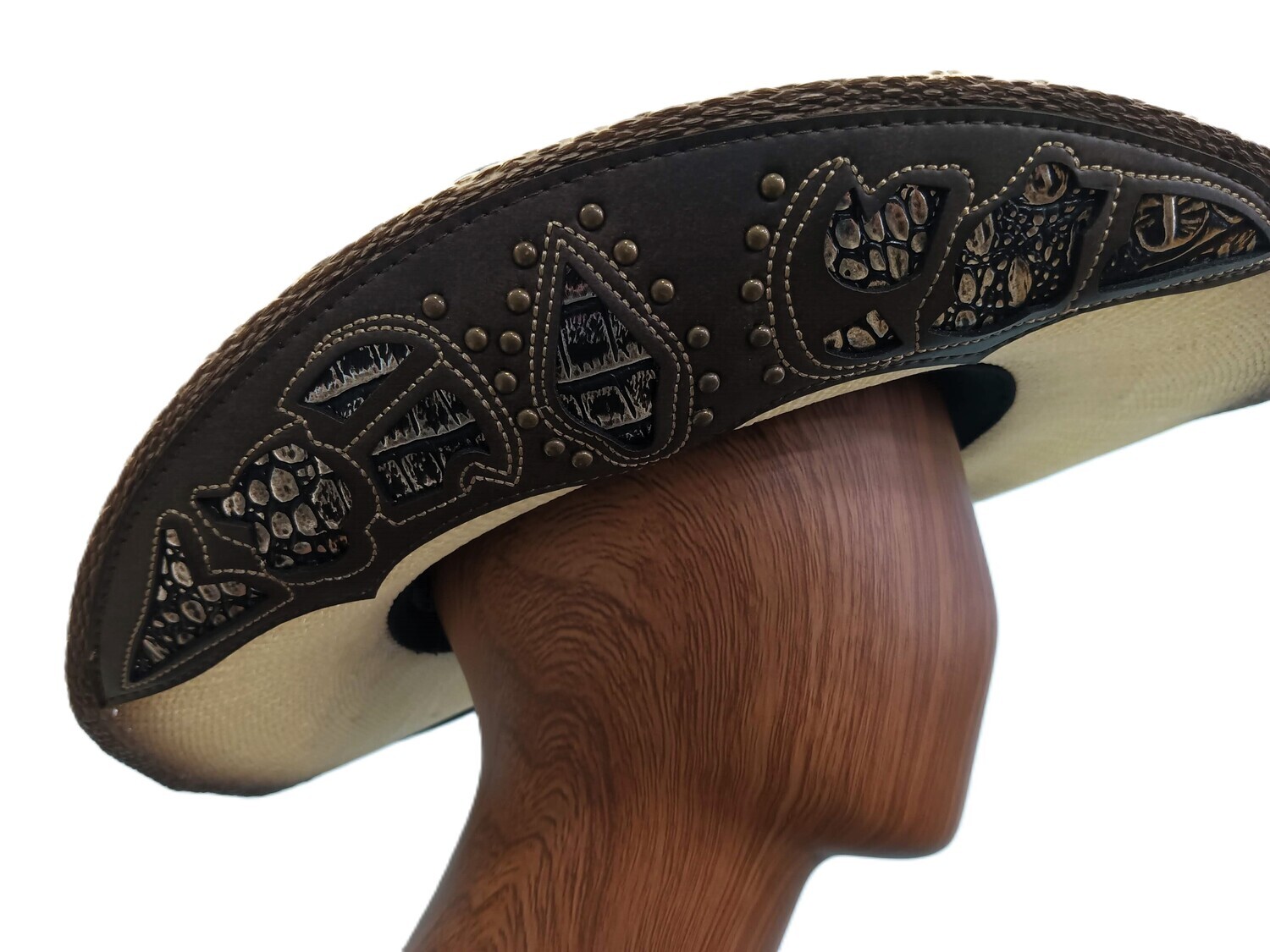 Smokey/ Blue Straw Cowboy Hat 1