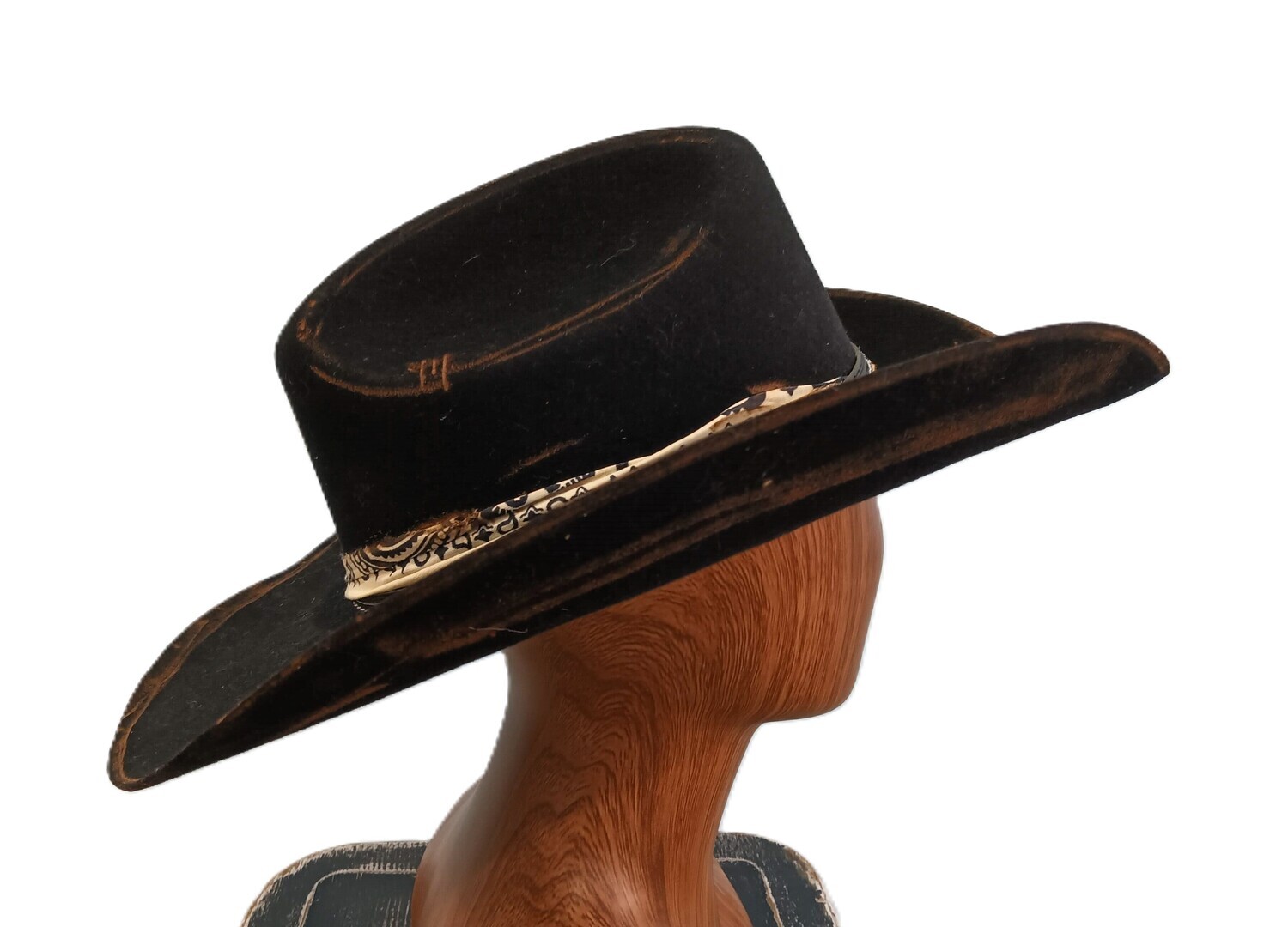 Galle Black Cowboy Hat 1 L/XL
