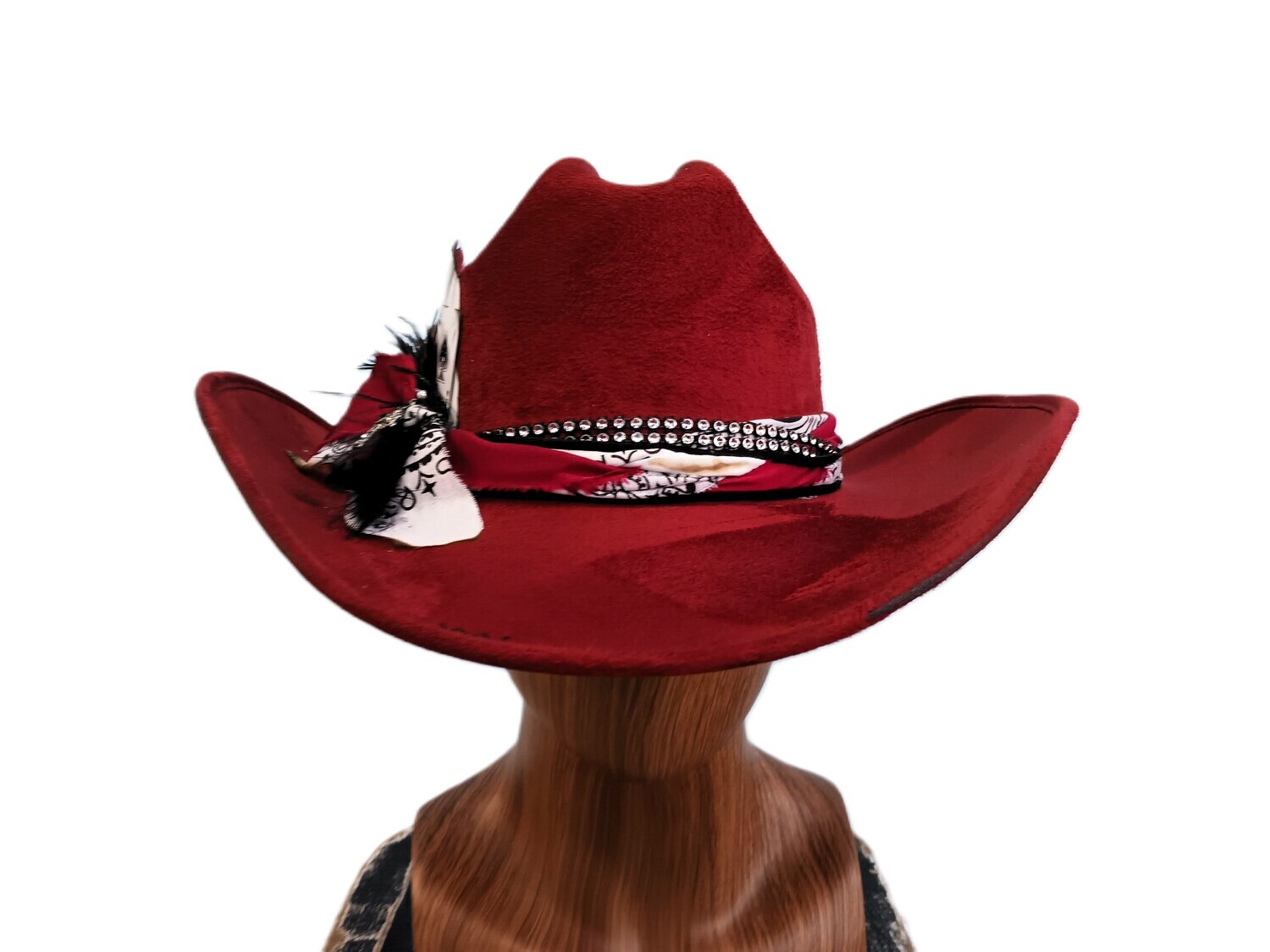 Tash Red Cowboy Hat 1