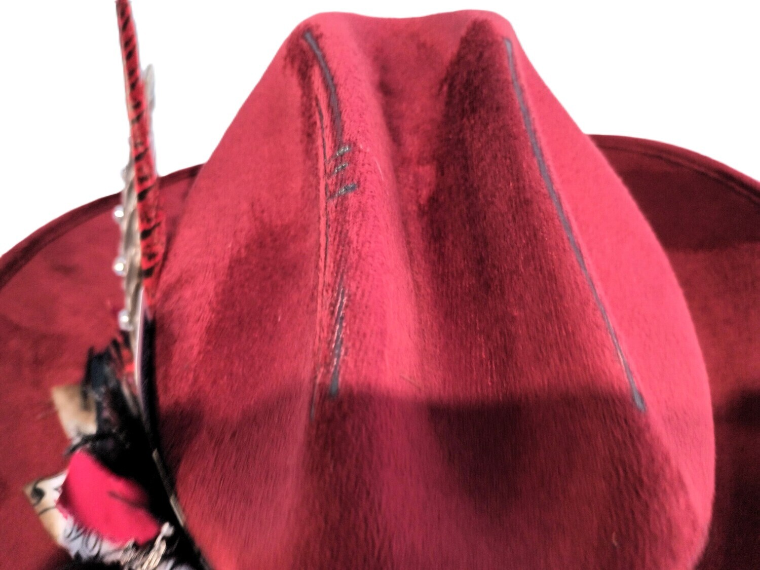 Tash Red Cowboy Hat 1