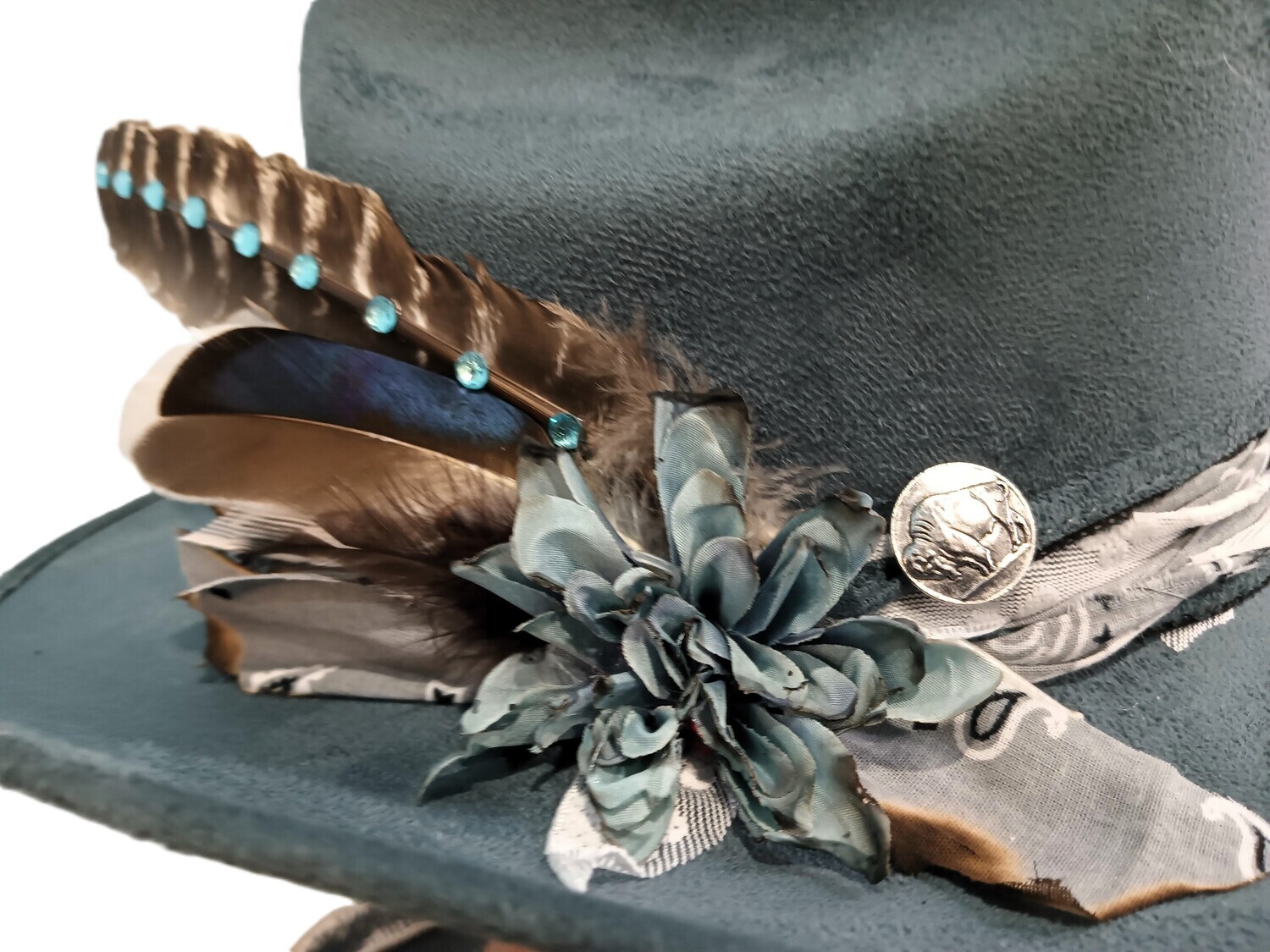 Tash Sky Blue Cowboy Hat 1