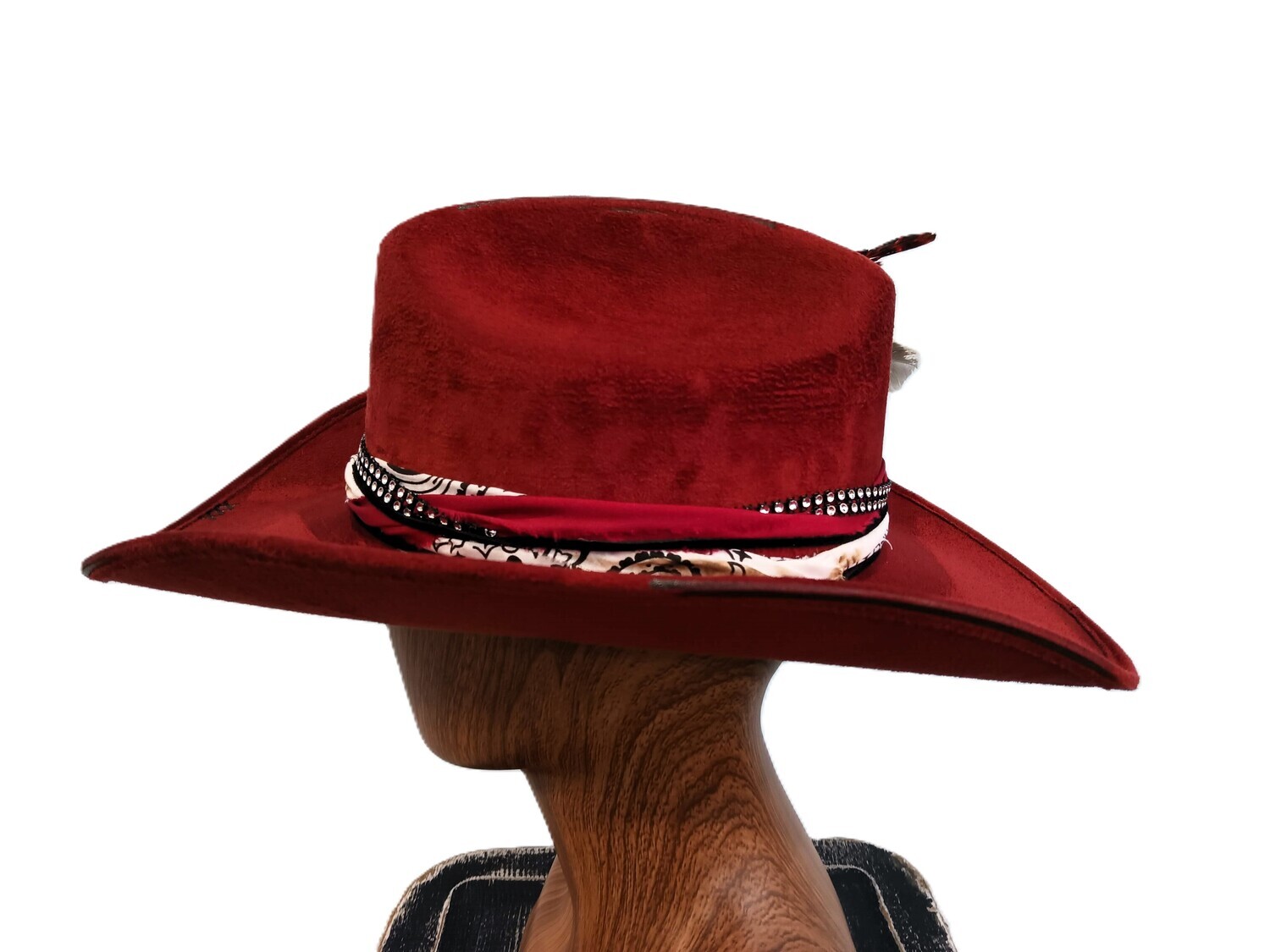 Tash Red Cowboy Hat 1