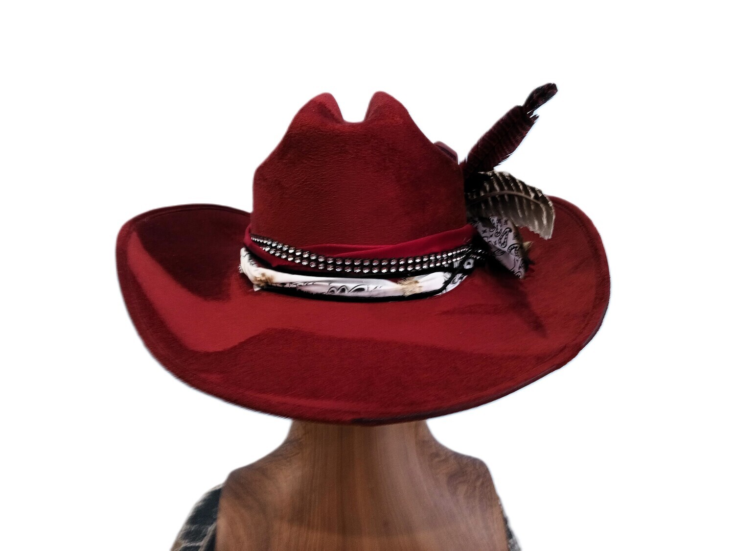 Tash Red Cowboy Hat 1