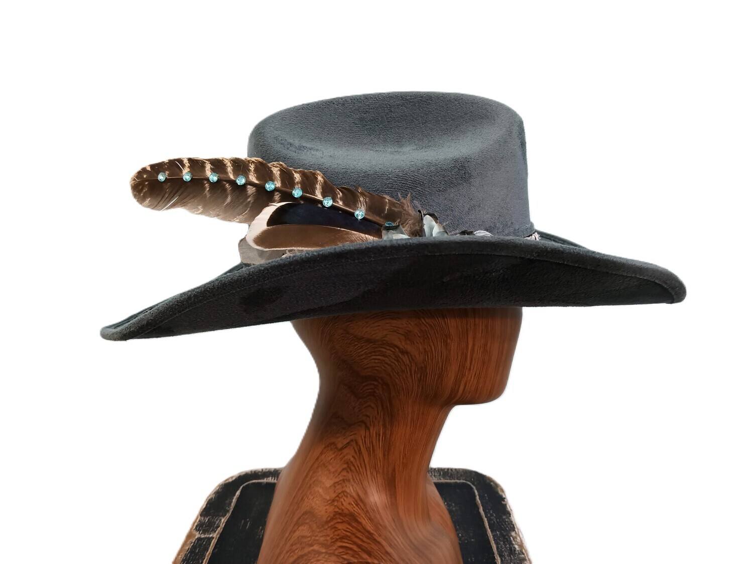 Tash Sky Blue Cowboy Hat 1