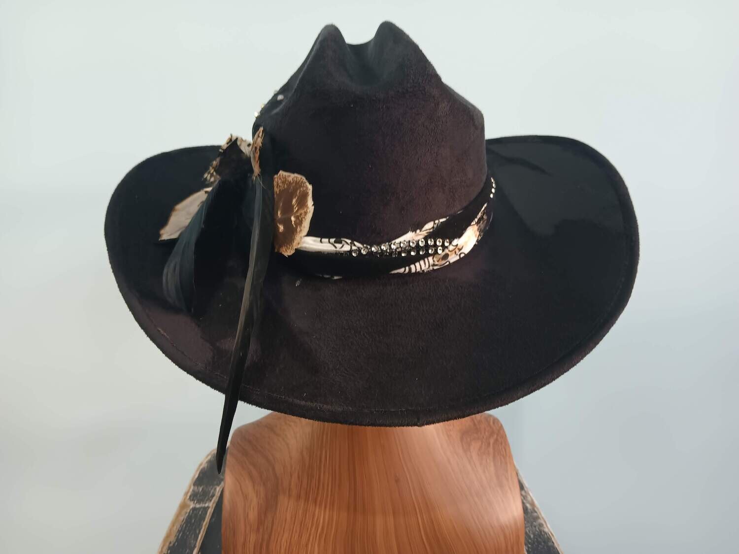 Tash Black Cowboy Hat 1