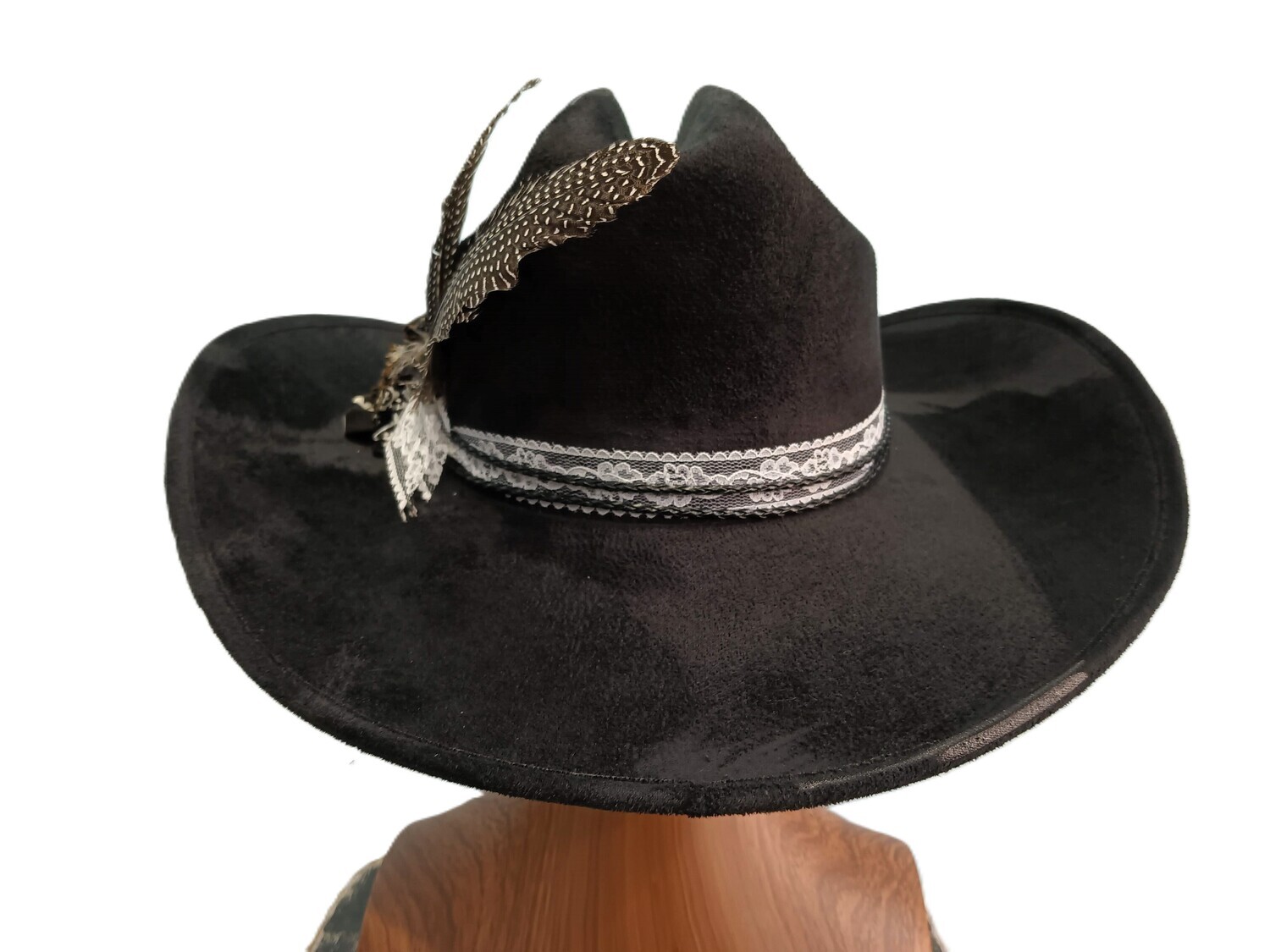 Tash Black Cowboy Hat 2