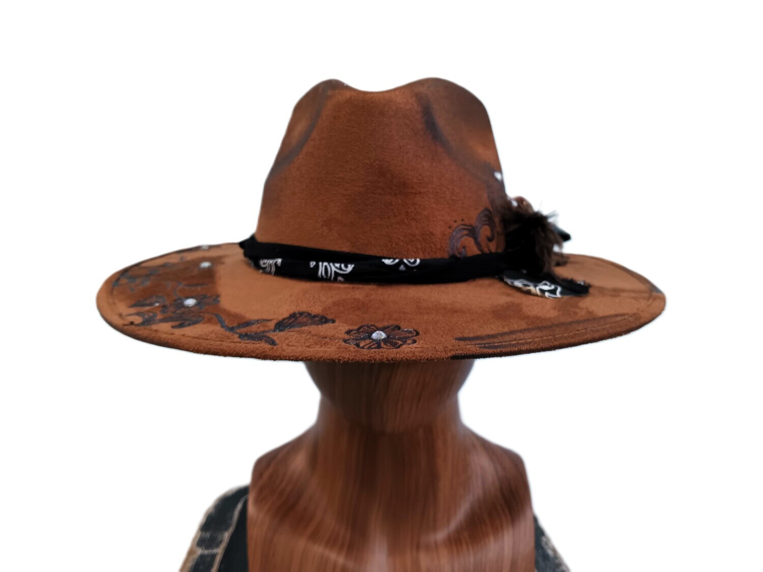 Tash Camel Rancher Wdbrn/ Fthr/ Band 2 Custom