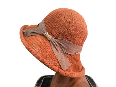 Summer Rust Gauze Cloche 1