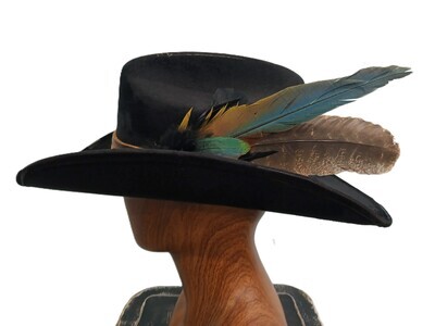 Tash Black Cowboy Hat 3