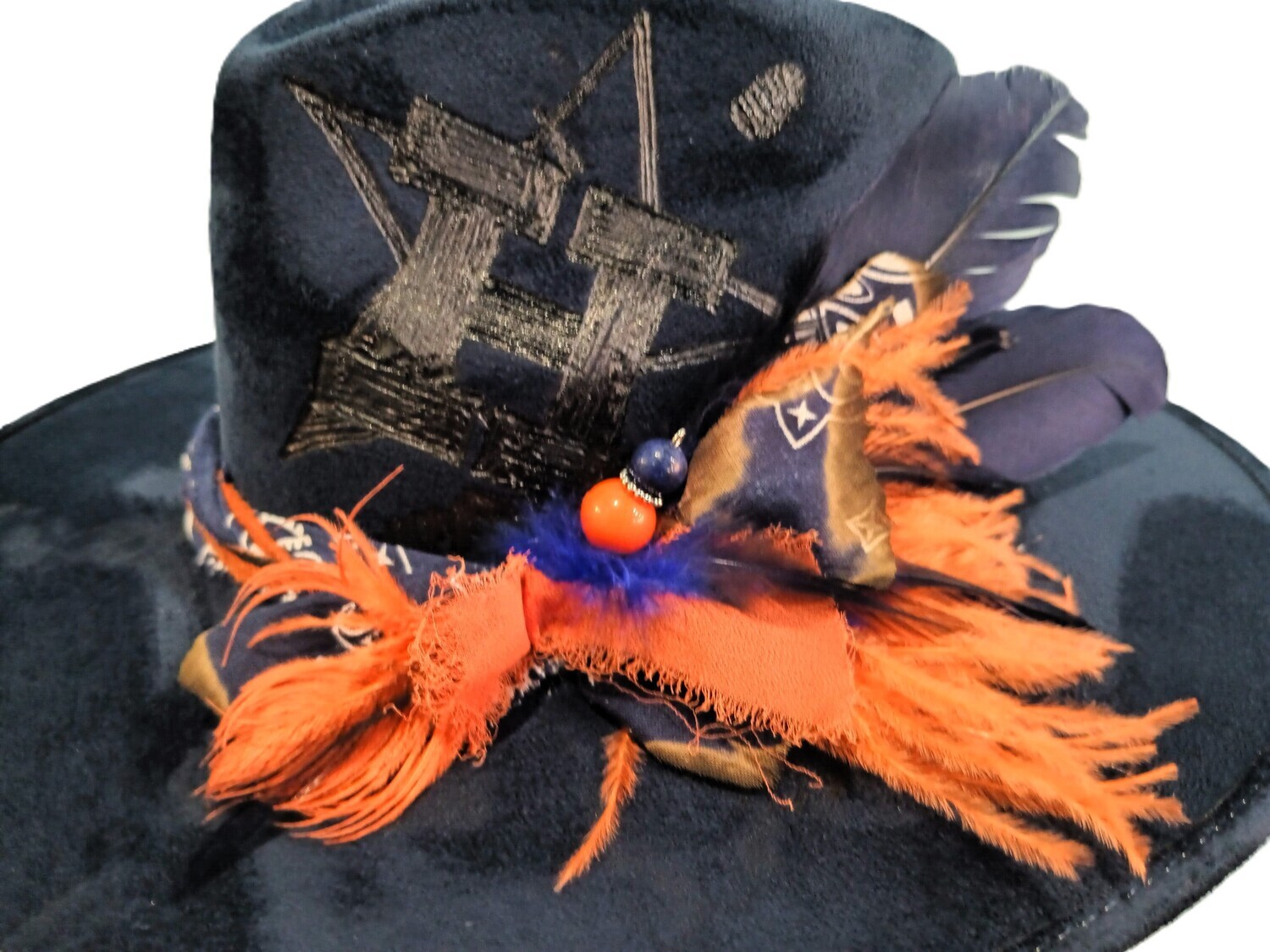 Tash Houston Baseball Navy Rancher 2