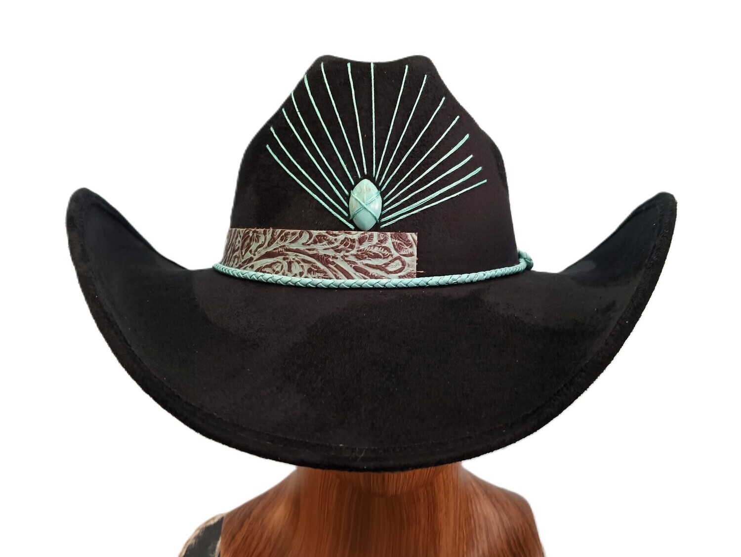 Lively Black Cowboy Hat Arizona