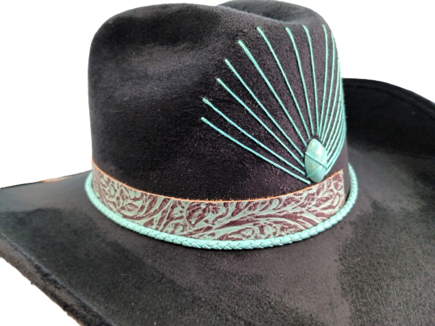 Lively Black Cowboy Hat Arizona