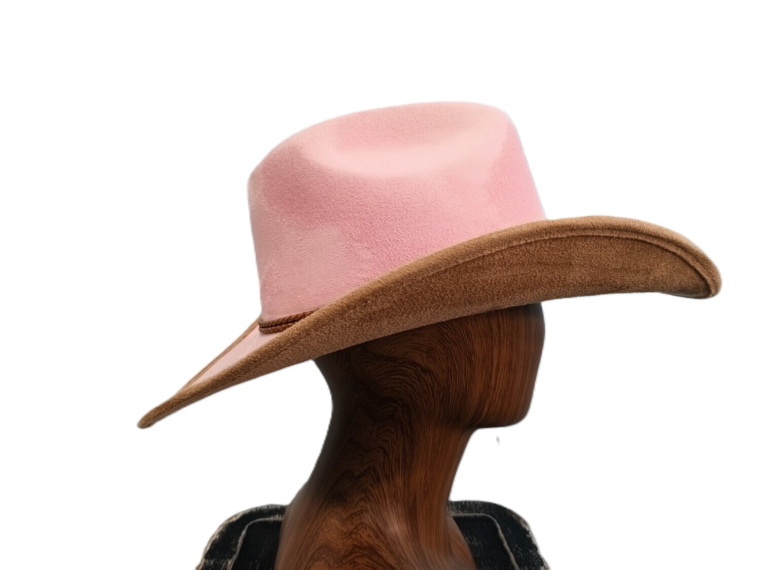 Lively Pink &amp; Tan Cowboy Hat Roses