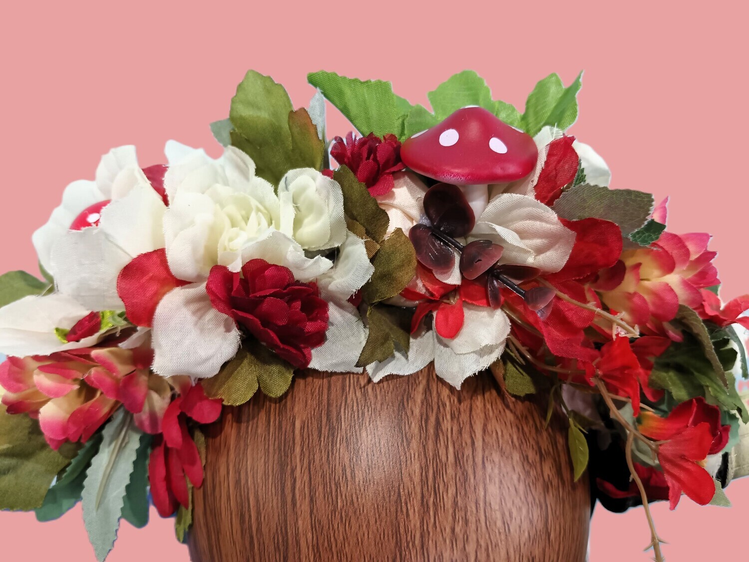 Mushroom Whimsy Horns Headband 3