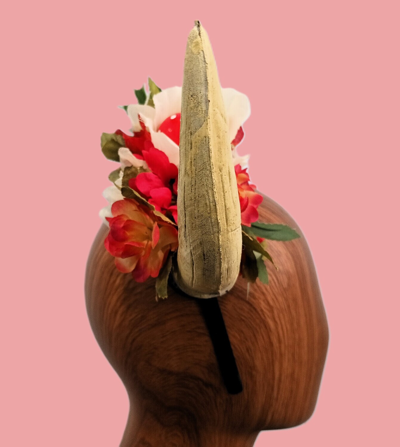 Mushroom Whimsy Horns Headband 3