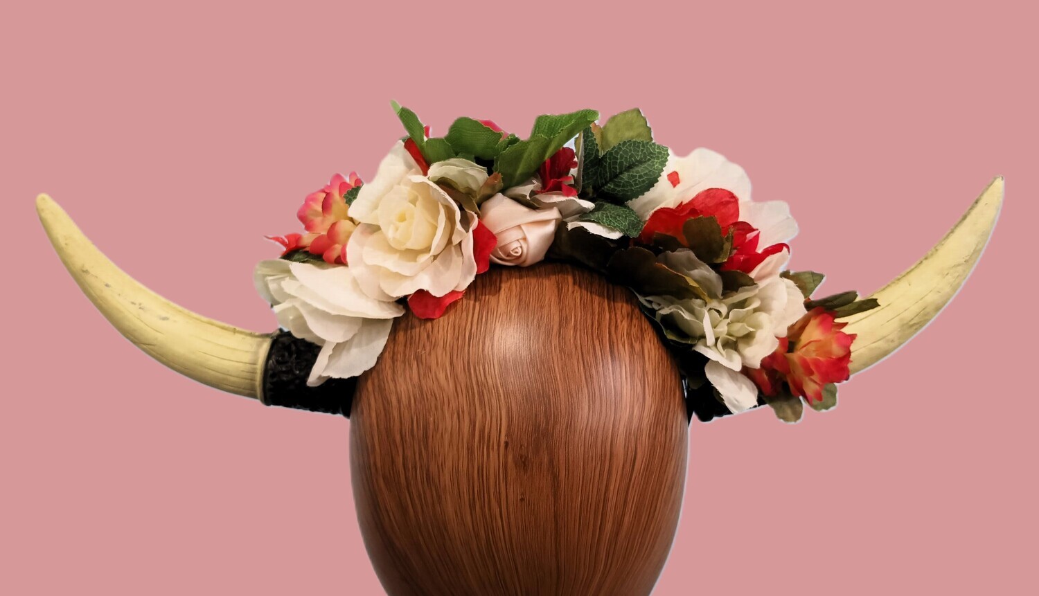 Mushroom Whimsy Horns Headband 3