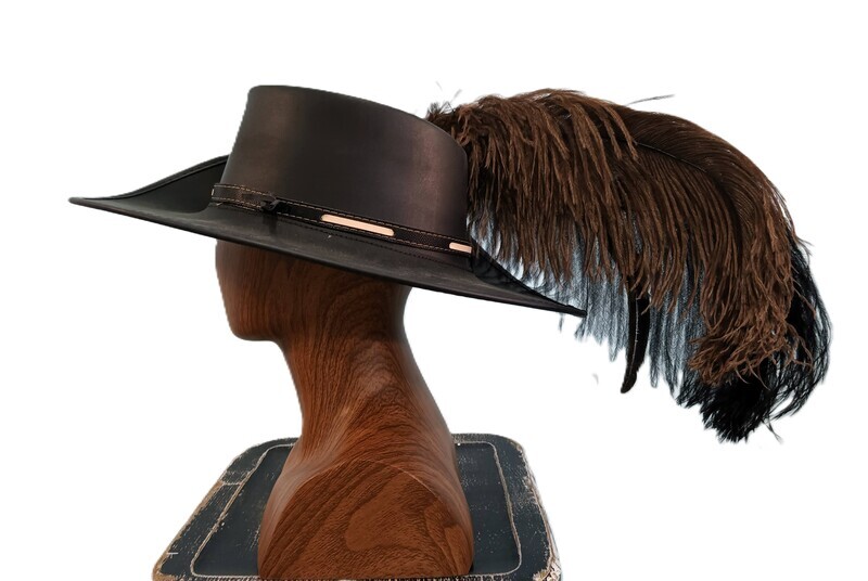 Black Cavalier Pirate Hat AH McCaw 1 XL