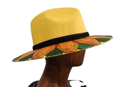 Firm Summer Straw Yellow Rancher Painted 1