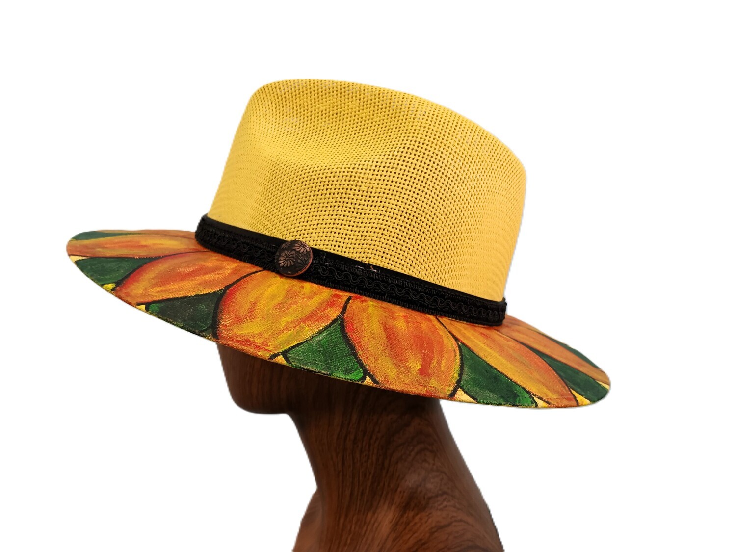 Firm Summer Straw Yellow Rancher Painted 1