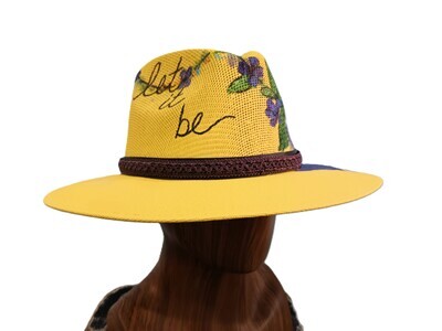 Firm Summer Straw Yellow Rancher Painted 2