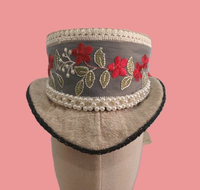 Taupe Victorian Fascinator