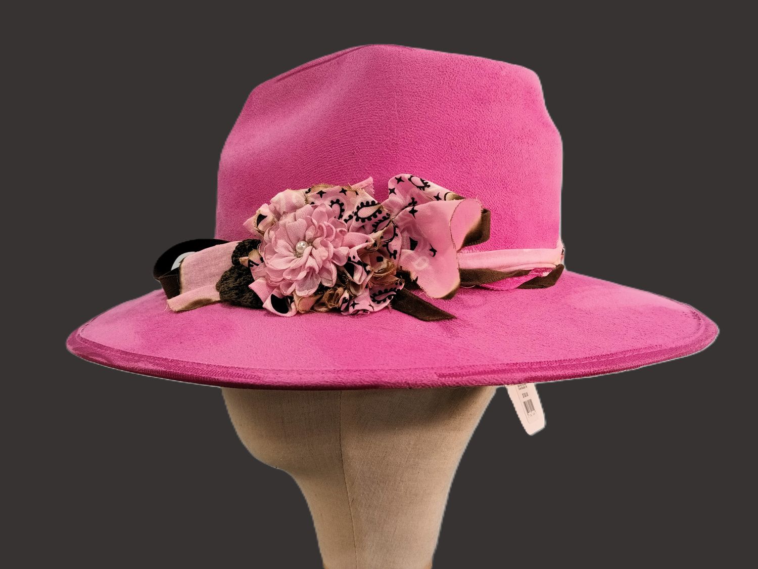Tash Hot Pink Heart Crown Rancher 1 M