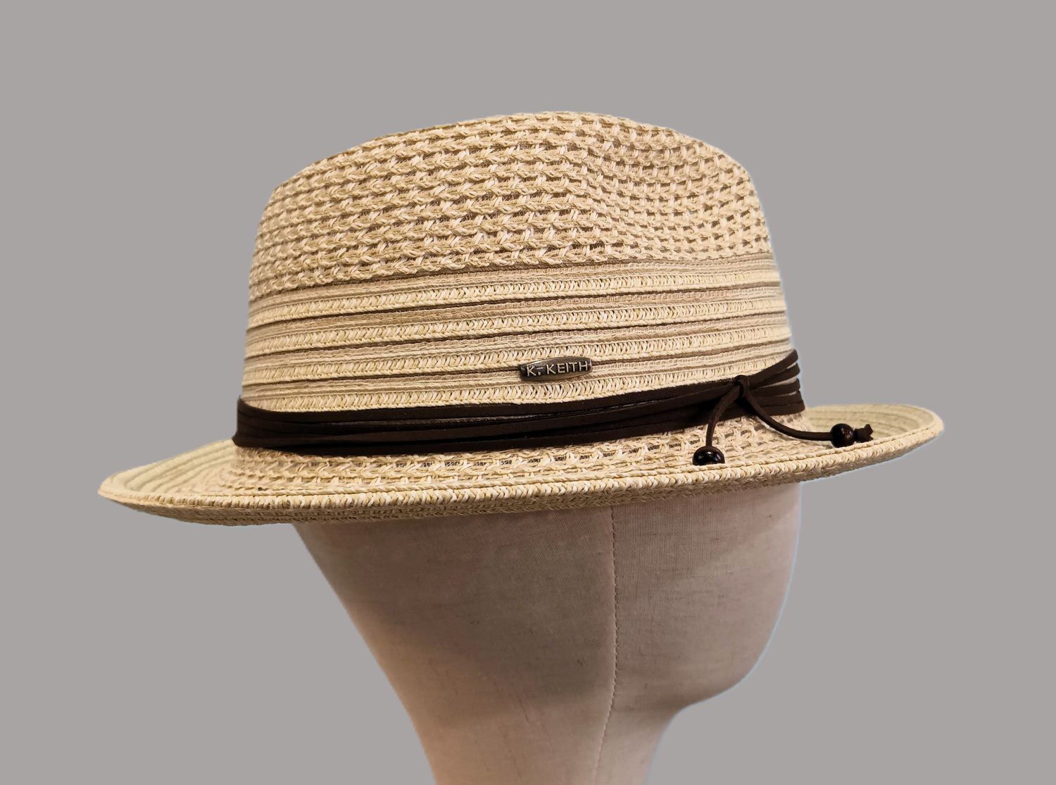 Sandy Rolled Brim Toyo Straw Fedora