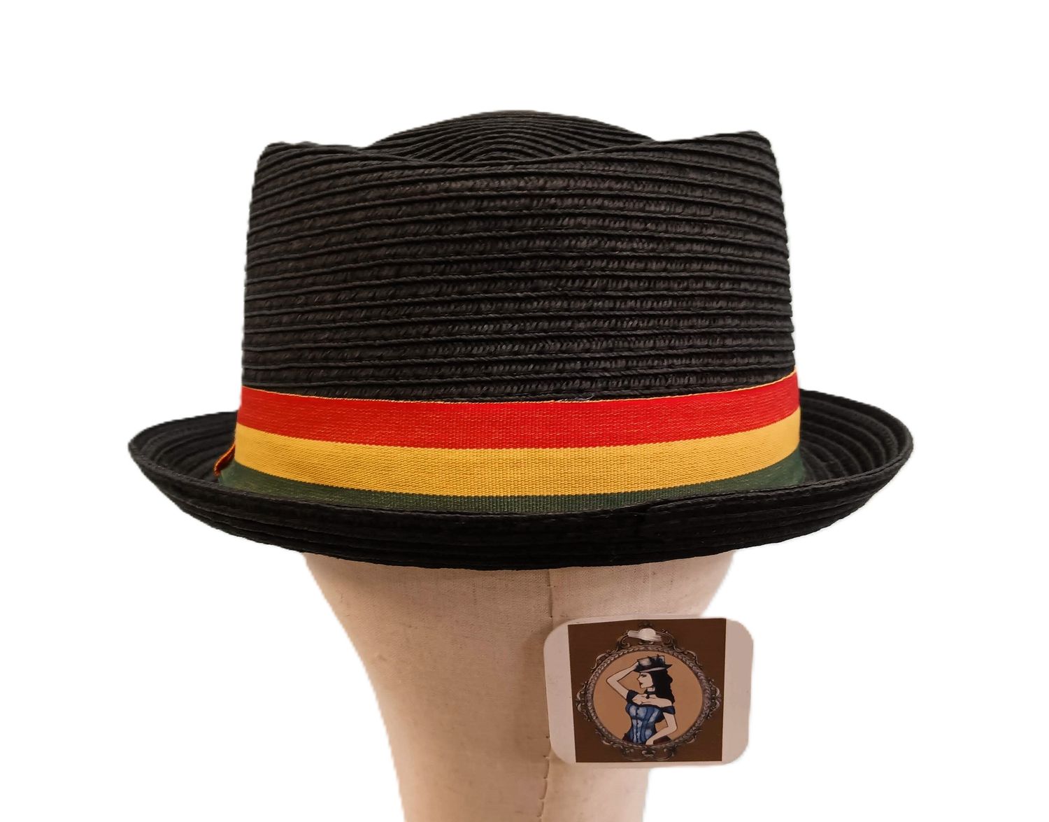 Black Summer Paper Pork Pie XL