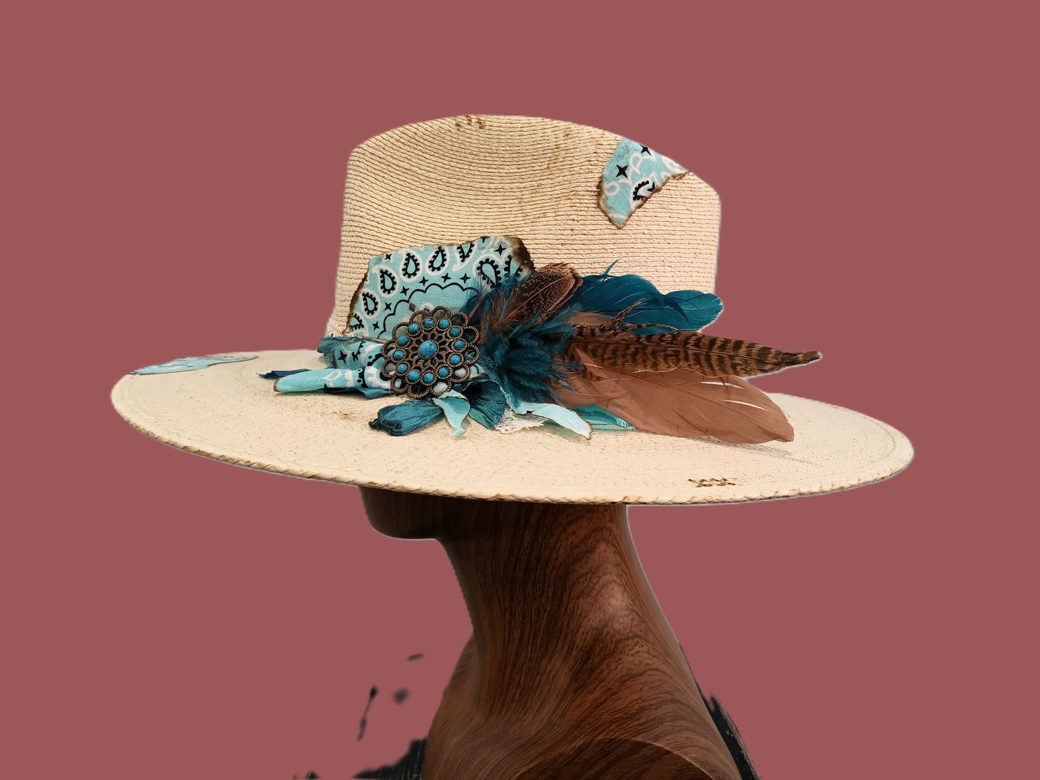 Tash Straw Rancher Custom 2 M 57